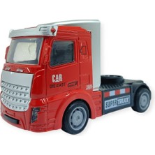 Ergün Store Çekbırak Metal Tır Kafası 12 cm - Kırmızı (Lisinya)