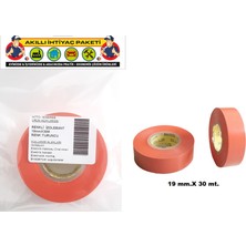 Gutsy Nıtto Izolebant 19MMX30M Renkli Turuncu ( 10 Adet )