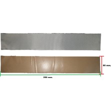Gutsy Karbon Fıber Yapıskanlı Yanmaz Ped-Bant Isı Kalkanı Izalasyon 60MMX250MM