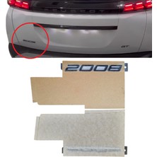 Gutsy Psa Grup Peugeot 2008 Yazı Monogram Arka Panel Bazalt Grı