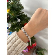 Nergis Collection Kadın Xuping Rodyum Kaplama Özel Seri Vip Çelik Bileklik
