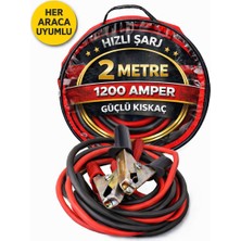 Seltel Akü Takviye Kablosu 2,30 Metre Hızlı Şarj & Her Araca Uygun