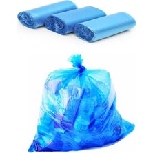 Kalbi Ticaret Çöp Torbası Orta Boy 55X60 cm 20'li x 1 Rulo Mavi Çöp Poşeti