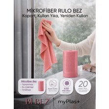 Myplas Pratik 25X25 Rulo Kopartılabilen Mikrofiber Bez
