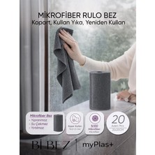 Myplas Pratik 25X25 Rulo Kopartılabilen Mikrofiber Bez