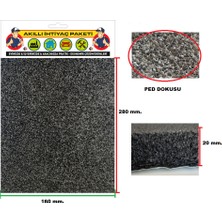 Gutsy Poliüratan Esnek Yapışkan Bantlı Darbe Pedi BOY:280 MM.EN:160 Mm.kalınlık:20 Mm.kullanım Alanları:ses-Isı-Darbe Alan Yerler Içi