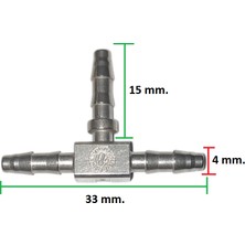 Gutsy Paslanmaz 3 Yonlu Hortum Taksımatı Rekor