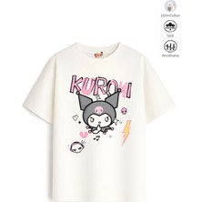 Belya Kids Wear Kız Çocuk Tam Kalıp Kur Tasarım 29 Oversize Tişört