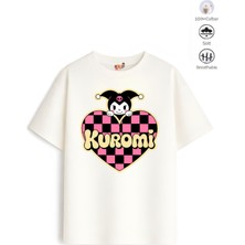 Belya Kids Wear Kız Çocuk Tam Kalıp Kur Tasarım 30 Oversize Tişört