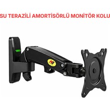 Multizone Monitör Tv Pc Duvar Askı Aparatı Kolu Tutucu Stant 17 27 Inç Hareketli Ayarlanabilir Nb