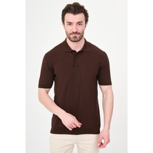 MCR Desenli Slim Fit Polo Yaka Erkek Triko T-Shirt