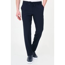 MCR Dokulu Slim Fit Ipli Beli Lastikli Erkek Pantolon
