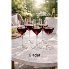Bev Kitchen 6 Adet 500 ml Kadeh Şarap Meşrubat Kadehi 24.5 cm