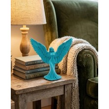 Derin Stok 3D Melek Insan Turkuaz