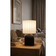 Blurix Modern Masa Lambası | Dalgalı Tasarım Dekoratif Abajur