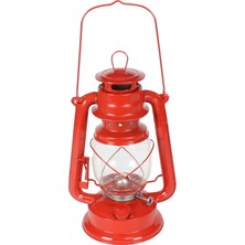 Otantik Çarşı Gemici Feneri Büyük Boy 28 Cm. Kırmızı  Renk