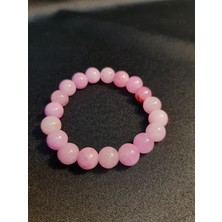 Mryart Lila Renk Iri Doğal Akik Taşı 10MM Bileklik