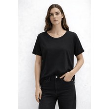 Fashion Friends Kol Detaylı Siyah Kadın Bluz 26Y0309K1