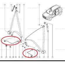 Gutsy Dacıa Kablo On Emnıyet Kemer Tesısatı Dacıa Duster-Sandero