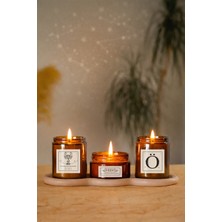 Luma Candle Lvsqvr Akrep Burcu Ritüel Koku 3 Lü Mum Ö HARFI-333 Yaratıcılık ve Ilahi Koruma