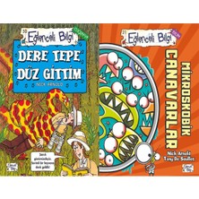 Eğlenceli Bilgi Yayınları Dere Tepe Düz Gittim ve Mikroskobik Canavarlar (Nick Arnold)
