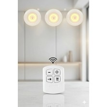 Kendal KKS103 Kumandalı Kabın Spotu 3 Gözlü 5W Beyaz
