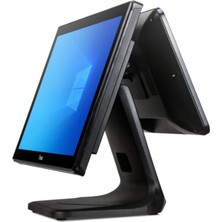 Tiwox Tıwox TP-7650D 18.5" I7 5.nesil 128GB Nwme SSD 8gb Ddr3 Ram 1366X768 Dokunmatik Pos Pc+13.2" Müşteri Ekranı