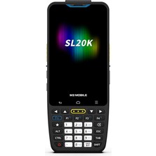 M3 mobile M3 Mobıle SL20K X/w 2d Karekod Andr.13 4GB/64GB 13MP Wıfı+Bluet. 4" Tuşlu Ekran El Terminali (Kılıf+E.koruyucu+Adaptör)