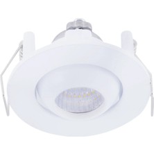 Kendal KLS519 Yıldız Şeklinde Dekoratif Gömme LED Spot 3W Beyaz Kasa Kırmızı Işık