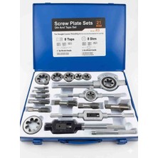 Beyaz Kılavuz Pafta Takımı #r3 1/8 - 1"  21 Parça