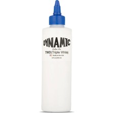 Valor Dynamic Triple White – Beyaz Tattoo Dövme Boyası 8 Oz / 240 ml – Ultra Parlak Beyaz