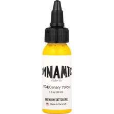 Valor Dynamic Canary Yellow Dövme Boyası 30 ml (1oz) – Canlı Sarı Profesyonel Tattoo Ink