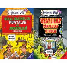 Eğlenceli Bilgi Yayınları Gizli Hazineler Mumyalar ve Arkeoloji ve Uzaylılar Dünyalılar ve Ufolar (Nick Arnold)
