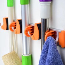 RSC Marketim Sihirli Tutamaç Fırça Tutucu Mop Paspas Askısı Organizer Duvar Askı Aparatı 2`li