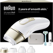 Braun Ipl Silk·expert Pro 5, Evde Lazerle Tüy Alma, Çanta, Venus Tıraş Makinesi, Mini Tüy Alma Makinesi, 4 Başlık Ile, PL5412