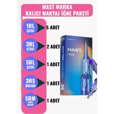 Valor Mast Kalıcı Makyaj Iğne Seti – 10 Adet Çizgi, ve Dolum Için Profesyonel Iğne Seti