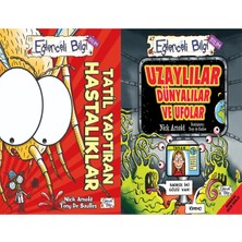 Eğlenceli Bilgi Yayınları Tatil Yaptıran Hastalıklar ve Uzaylılar Dünyalılar ve Ufolar (Nick Arnold)