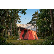 Zey Camping 1 + Mutfaklı Kamp Çadırı Orman Barınak Depo 4-5 Kişilik Kamp Çadır
