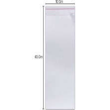 10*45 Bantlı OPP (Parlak-Şeffaf) Jelatin 100 Adet