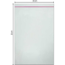 20*35 Bantlı OPP (Parlak-Şeffaf) Jelatin 100 Adet