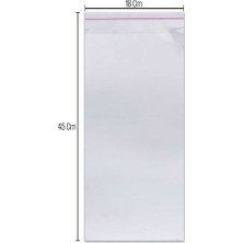 18*45 Bantlı OPP (Parlak-Şeffaf) Jelatin 100 Adet
