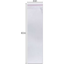 8*45 Bantlı OPP (Parlak-Şeffaf) Jelatin 1000 Adet