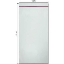 17*35 Bantlı OPP (Parlak-Şeffaf) Jelatin 100 Adet