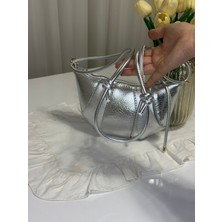 Kadın Modern Parça Detaylı Mini Çapraz Çanta