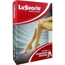 Montreal Luxvaris 807 Dizaltı Burnu Kapalı Orta Basınç Ten Rengi Varis Çorabı No: 2 ( 1 Adet )