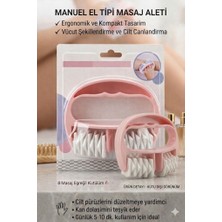 Eser Ticarett Manuel El Tipi Masaj Aleti 8 Rulolu Selülit Giderici Vücut Şekillendirici Masaj Aparatı