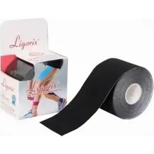 Montreal Ligorix Kinesio Ağrı (Sporcu) Bandı 5CMX5M - Siyah ( 6 Adet )