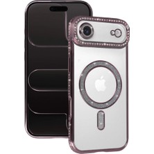 Esranın Dünyası 17 Air Joke Simli Magneticsafe Kılıf - Pembe