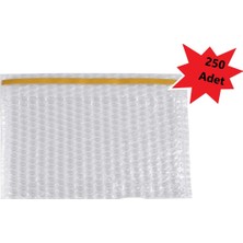 Balonlu Patpat Torba, Bantlı Baloncuklu Torba-Zarf 15CM(EN)X25CM(BOY)+5CM(KAPAK) 250 Adet)
