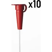 Montreal Bıçakcılar Beslenme Sondası (Feeding Sonda) No: 4 (Kırmızı) - 10 Adet ( 6 Adet )